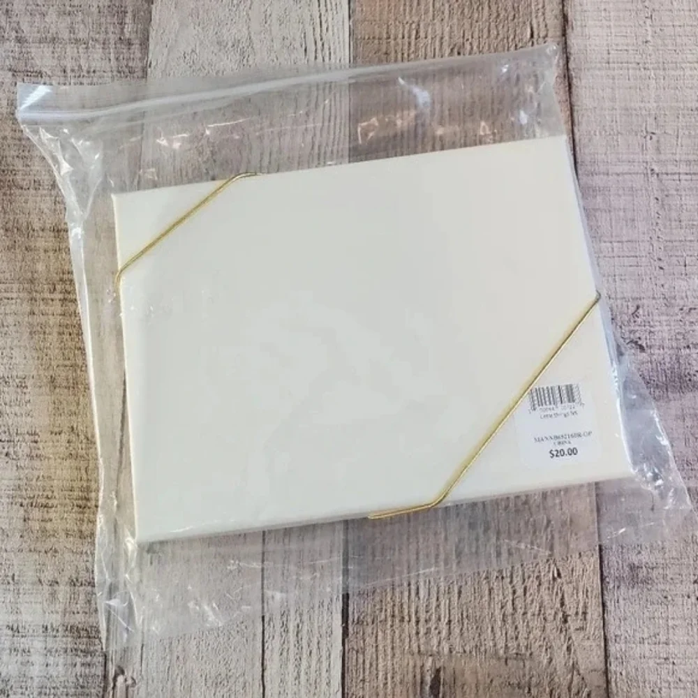 "It's The Little Things" 2pc Pendant Necklace & Trinket Dish Set - Picture 4 of 5